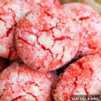Red Velvet Crinkle Cookies 4 Easy Red Velvet Crinkle Cookies in Yellow Bowl