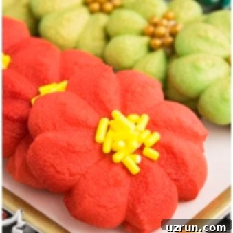Irresistible Almond Butter Spritz Cookies 10 Variety of Easy Classic Spritz Cookies on Tray.