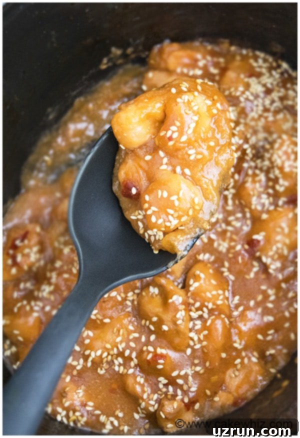 Slow Cooker Sesame Chicken Recipe 01